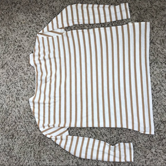 J Crew Women's Knit Top Stripe Boat Neck Small - Picture 4 of 4